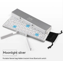 Conjunto de Teclado y Ratón Bluetooth Plegable