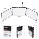 Espejo de Maquillaje Plegable LED