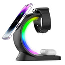 3-in-1 Wireless Charger with Night Light for Apple Devices