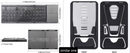 Teclado Bluetooth Inalámbrico Mini Plegable