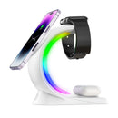 3-in-1 Wireless Charger with Night Light for Apple Devices
