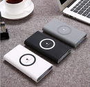Batería Externa Inalámbrica Tres-en-Uno con Carga Qi, 10000mAh - Suministro de Energía Móvil Universal