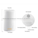 Colorful Crystal Sunrise Wake-Up Light with Touch Clock