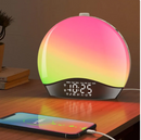 Despertador de Amanecer con Bluetooth – Luz Inteligente para Despertar y Lámpara de Mesita Colorida