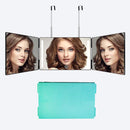 Espejo de Maquillaje Plegable LED
