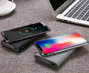 Batería Externa Inalámbrica Tres-en-Uno con Carga Qi, 10000mAh - Suministro de Energía Móvil Universal