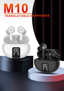 Auriculares de Traducción M10 TWS Bluetooth Inalámbricos