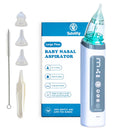 Aspirador Nasal Eléctrico BEBELTHY para Bebés con Gran Flujo de Succión, Luces, Música, Recargable, 3 Puntas de Silicona, Pinzas para Mocos y Cepillo de Limpieza
