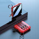 Mini Power Bank 20000mAh with Built-in Cable