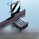 Hanging rope sharing mini phone power bank with built-in cable and large capacity mobile power bank
