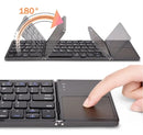 Teclado Bluetooth Inalámbrico Mini Plegable