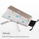 Conjunto de Teclado y Ratón Bluetooth Plegable