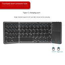 Wireless Bluetooth Folding Mini Keyboard with Touchpad
